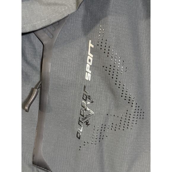 TEZO Outdoor Sport Jacket Mens XXL 2XL Coat Full Zip Windbreaker Waterproof Hike - Picture 3 of 4